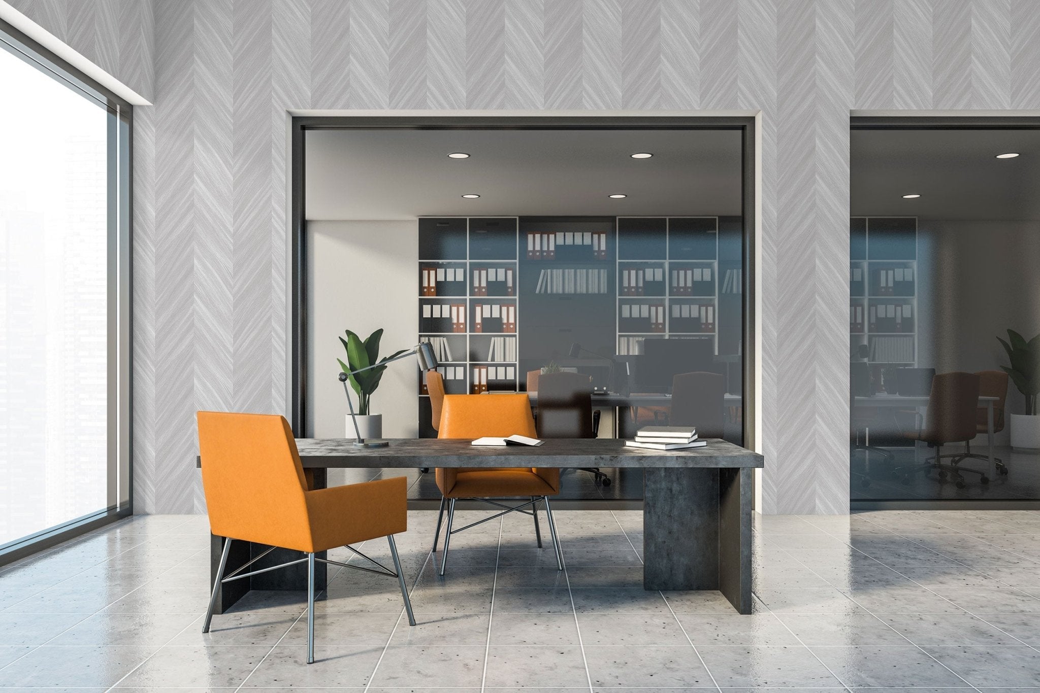 Tapiz ContractChevron Wood - Interni México